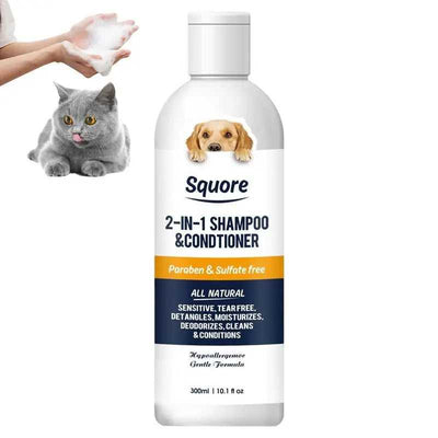 2 in 1 Pet Shampoo and Conditioner Pet Shampoo Grooming Fussy Claws and Paws