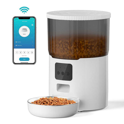 4L Smart Pet Feeder - WiFi Controlled, Automatic Automatic Pet Feeder Best Sellers Fussy Claws and Paws