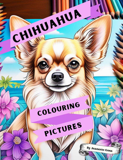 70 Chihuahua Colouring Pages - Printable PDF Colouring Pages E-Prints Fussy Claws and Paws