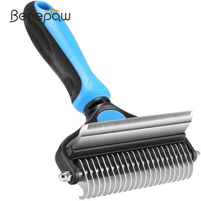 Benepaw Professional 2 In 1 Pet Brush Pet Brush Grooming Fussy Claws and Paws