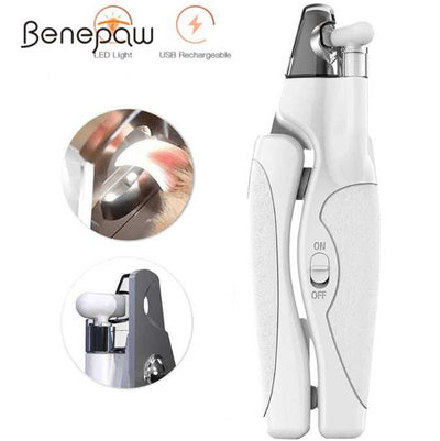 Benepaw Professional LED Pet Nail Clippers Pet Nail Clipper Best Sellers Fussy Claws and Paws