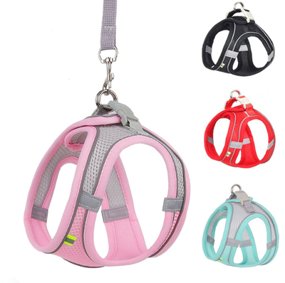 Dog Harness Vest and Leash Set - Fussy Claws and Paws