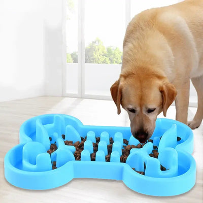 Silicone Bone Shaped Slow Feeder - Fussy Claws and Paws