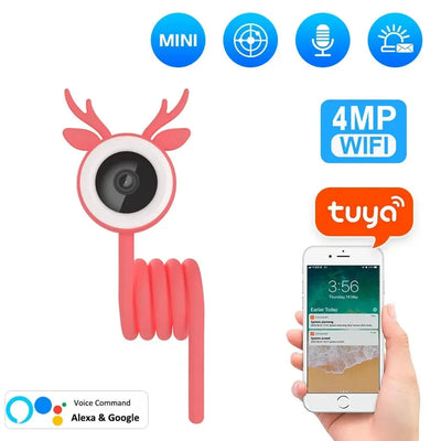 Mini WIFI Automatic Tracking HD Security Camera - Fussy Claws and Paws