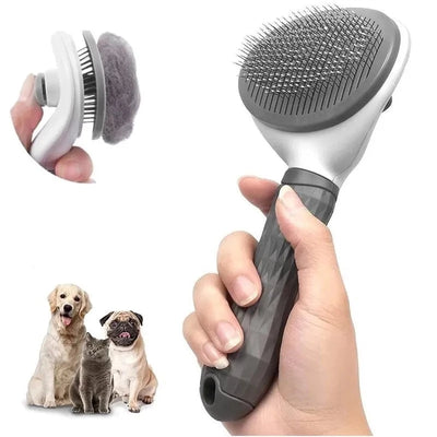 Self Cleaning Pet Hair Remover Brush - Fussy Claws and Paws