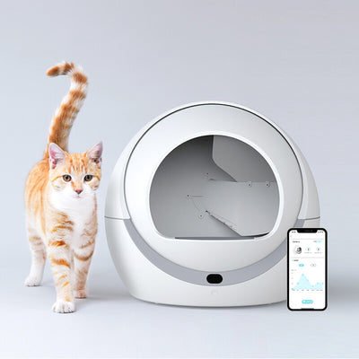 Smart Fully Enclosed Automatic Self-Cleaning Cat Toilet - Fussy Claws and Paws